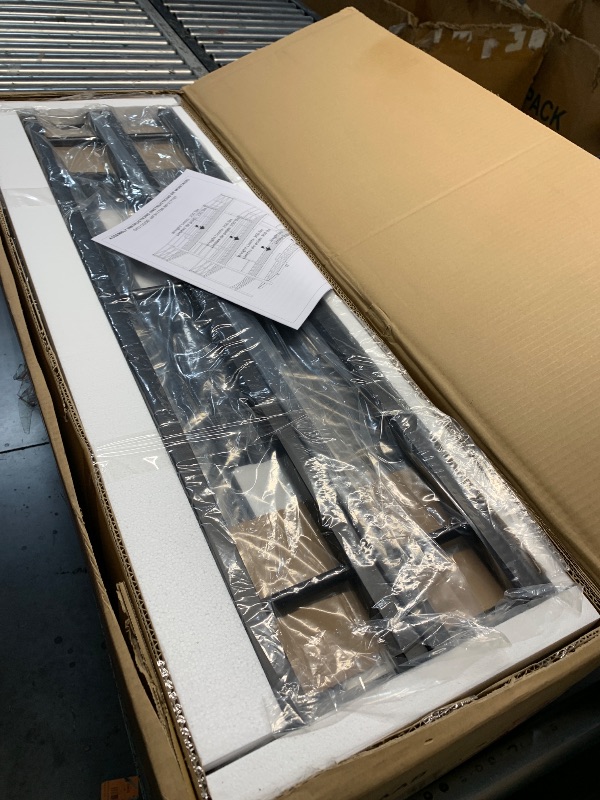 Photo 1 of **THIS IS BOX 2 OF 2 BOX #1 IS MISSING*** Triple Bunk Bed with Trundle Guardrail & Ladder Twin Size Metal, No Box Spring Needed, Easy Assemble