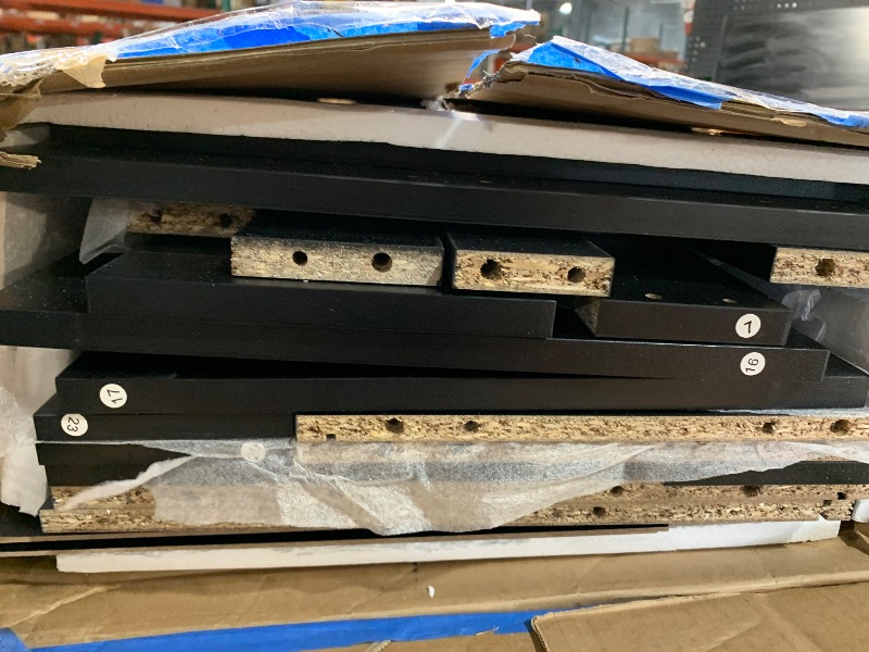 Photo 1 of Jocoevol Buffet Cabinet with Storage, Sideboard Kitchen Pantry Coffee Bar Cabinet, Large Wood Food Storage Cabinet with Drawers/Doors/Shelves/for Kitchen Dining Room, Black