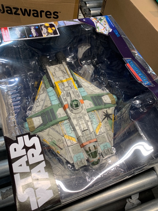 Photo 1 of ***PARTS ONLY****STAR WARS™ Micro Galaxy Squadron Ghost (Secret Mission) - 15-Inch Vehicle with Three Additional Vehicles Plus Ten Micro Figures Accessories