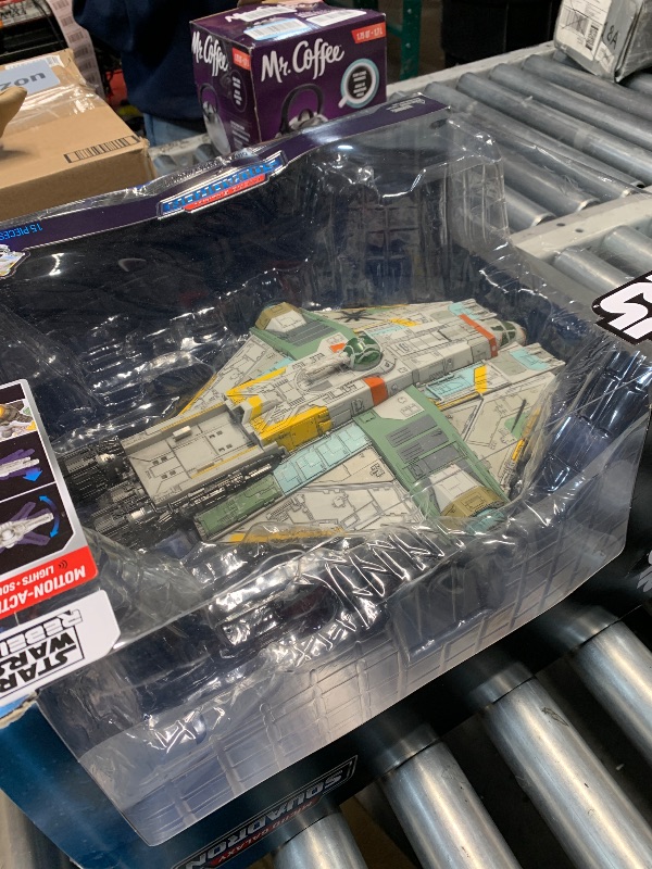 Photo 1 of ***PARTS ONLY****STAR WARS™ Micro Galaxy Squadron Ghost (Secret Mission) - 15-Inch Vehicle with Three Additional Vehicles Plus Ten Micro Figures Accessories