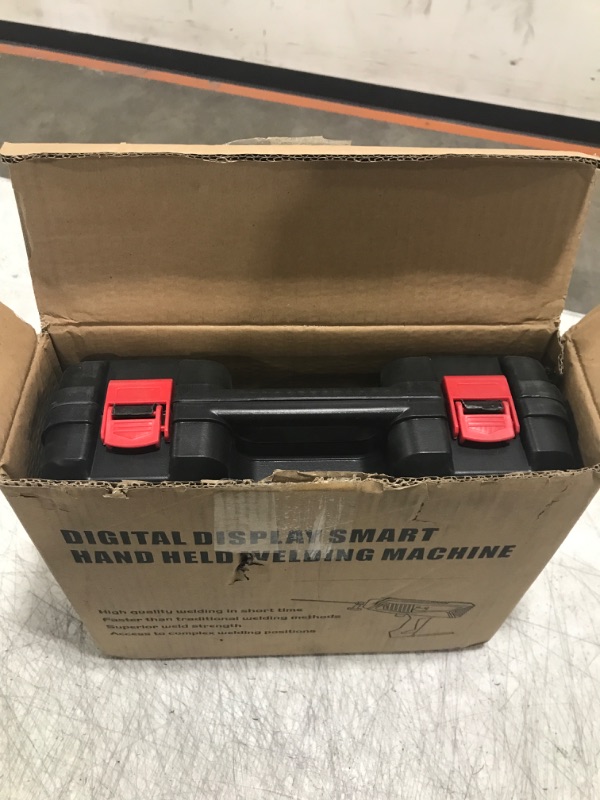 Photo 1 of JZU Handheld Welding Machine, Upgrade MMA 250A IGBT Inverter Portable Arc Welder with LCD Display, 110V Stick Welder, Compact and Lightweight, Ideal for Home DIY and Light Projects