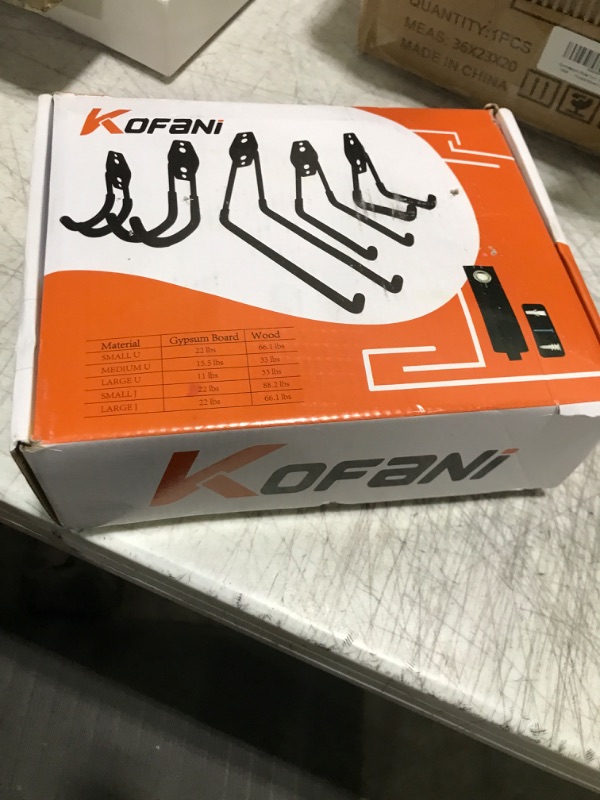 Photo 1 of KOFANI Garage Hooks, 16 Pack Steel Heavy Duty Garage Storage Hooks with Anti-Slip Coating, Utility Garage Wall Mount Hooks for Hanging Bike, Ladder and Garden Tools