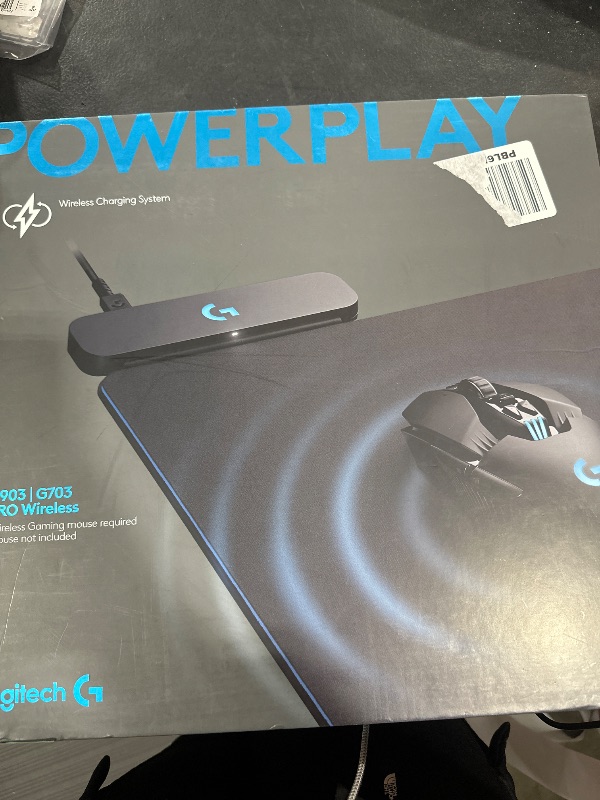 Photo 1 of Logitech G POWERPLAY Wireless Charging System for G502 LIGHTSPEED, G502 X PLUS, PRO X Superlight Gaming Mice & more, Wireless Charging Mouse Pad for PC/Mac, in Cloth + Hard Mousepads