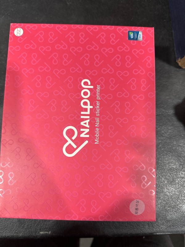 Photo 1 of NAILPOP Nail Art Printer - Digital Design Machine with 10 Sheets of Sticker Paper | Wireless & Automatic | Limitless Design & Easy Navigation (White)