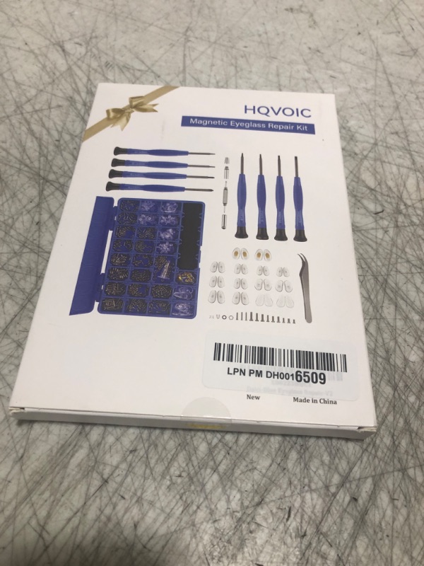 Photo 1 of Upgrade Version Magnetic Eye Glass Repairing Kit, Eyeglass Repair Tool Kit with Compact Screw Box Include Nose Pads, Precision Screwdriver Set, Screws, Tweezer for Eyeglass, Sunglass, Spectacles Watch