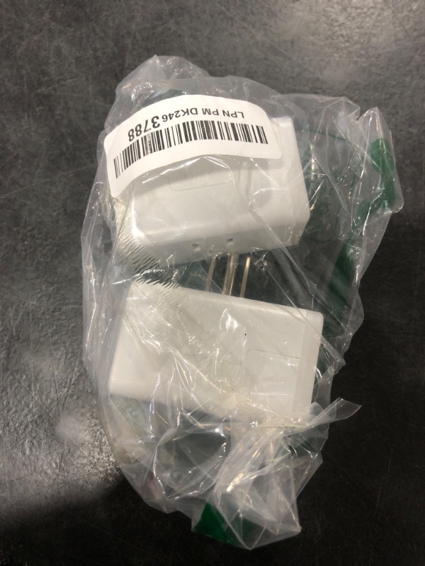 Photo 1 of Kasa Smart Plug, Matter Compatible, Energy Monitoring, Compact Design, 15A/1800W Max, Super Easy Setup, Works with Apple Home, Alexa & Google Home, UL Certified, 2.4G Wi-Fi Only, White, KP125M(2-Pack)