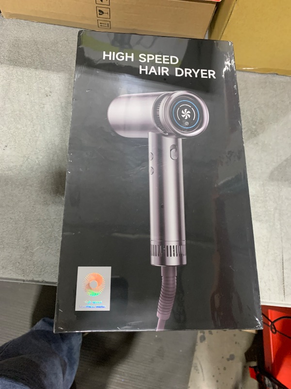 Photo 1 of Hair Dryer with Diffuser, High-Speed 150000 RPM for Fast Drying, Lightweight, Cool Air Button, 500 Million Negative Ionic Blow Dryer with Magnetic Nozzle, HD Display