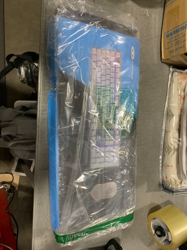 Photo 1 of Gaming Keyboard and Mouse Combo, K1 RGB LED Backlit Keyboard with 104 Key for PC/Laptop(White)