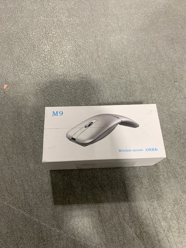 Photo 1 of Wireless Arc Mouse,Bluetooth 2.4GHz Dual-Mode Rechargeable,Foldable Wireless Mouse with USB Receiver,180 ° Rotation,Silent Click,Suitable for Portable Computer Mouse on PC,Laptop,MacBook (Black)