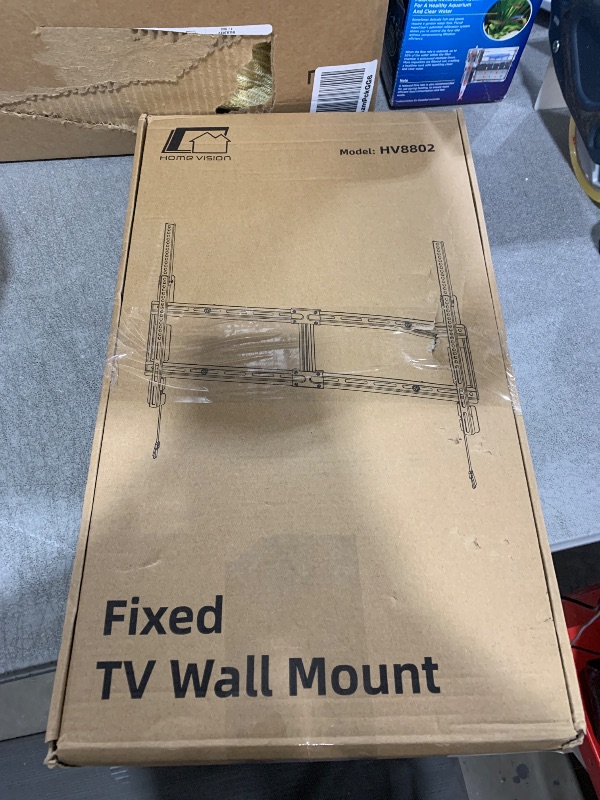 Photo 1 of HOME VISION Fixed TV Wall Mount for Most 42"-100" Flat Curved TVs- 0.86'' Ultra Slim, Low Profile TV Mount Fits 8"-32" Studs, Heavy Duty Universal TV Bracket Mounts, Max VESA 800X600mm, Up to 200lbs