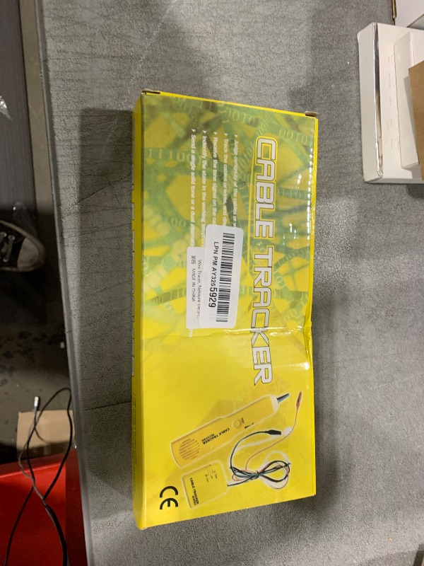 Photo 1 of Wire Tracer, Network Electrical Cable Tester Tone Generator and Probe Kit, RJ11 Circuit Tracer Wire Toner Circuit Breaker Finder Line Detector, Networking Fixing Tools Kit