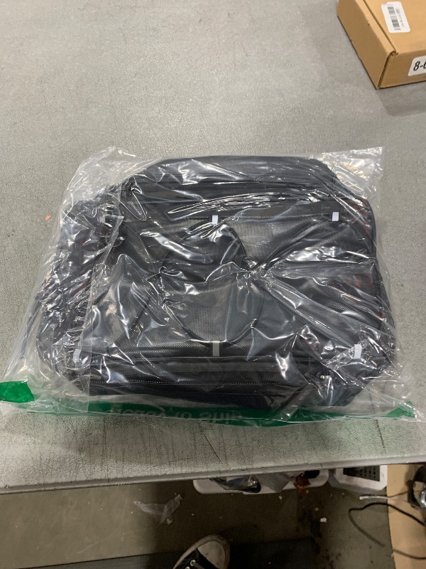 Photo 1 of ROCKBROS Bike Rack Bag Bike Trunk Bag Rear Bike Rack Bag for Travel with Rain Cover & Reflective Stripes, 6L(Black)