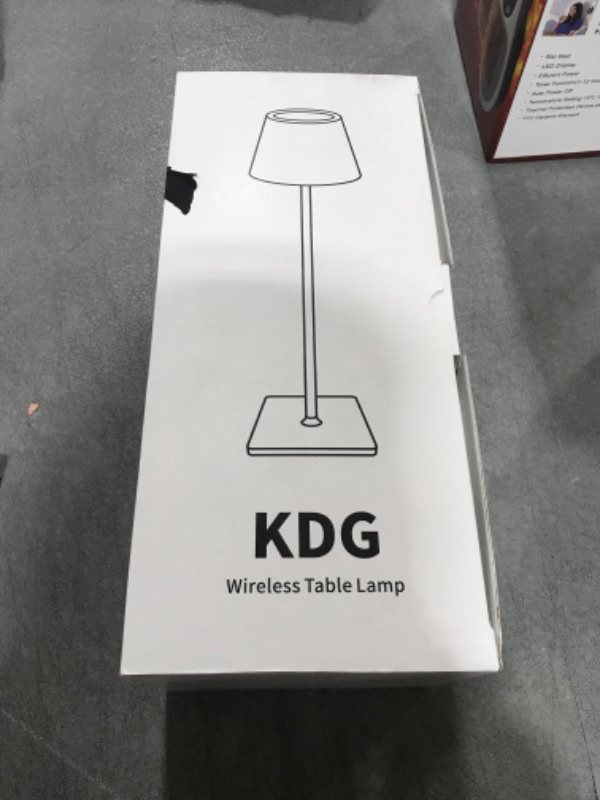 Photo 2 of KDG 2 Pack Cordless Table Lamp,Portable LED Desk Lamp, 5000mAh Battery Operated, 3 Color Stepless Dimming Up, for Restaurant/Bedroom/Bars/Outdoor Party/Camping/Coffee Shop Night Light(Brown)