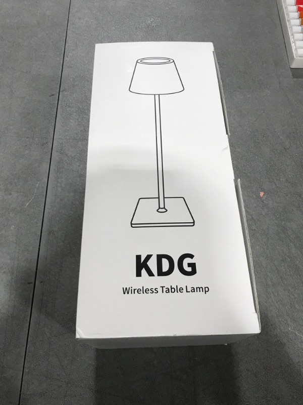 Photo 2 of KDG 2 Pack Cordless Table Lamp,Portable LED Desk Lamp, 5000mAh Battery Operated, 3 Color Stepless Dimming Up, for Restaurant/Bedroom/Bars/Outdoor Party/Camping/Coffee Shop Night Light(Brown)