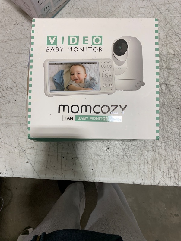 Photo 2 of Momcozy Video Baby Monitor, 1080P 5" HD Baby Monitor with Camera & Wall Mount, Infrared Night Vision, 5000mAh Battery, 2-Way Audio, Temperature Sensor, Lullabies, 960ft Range, Ideal for New Moms, BM01