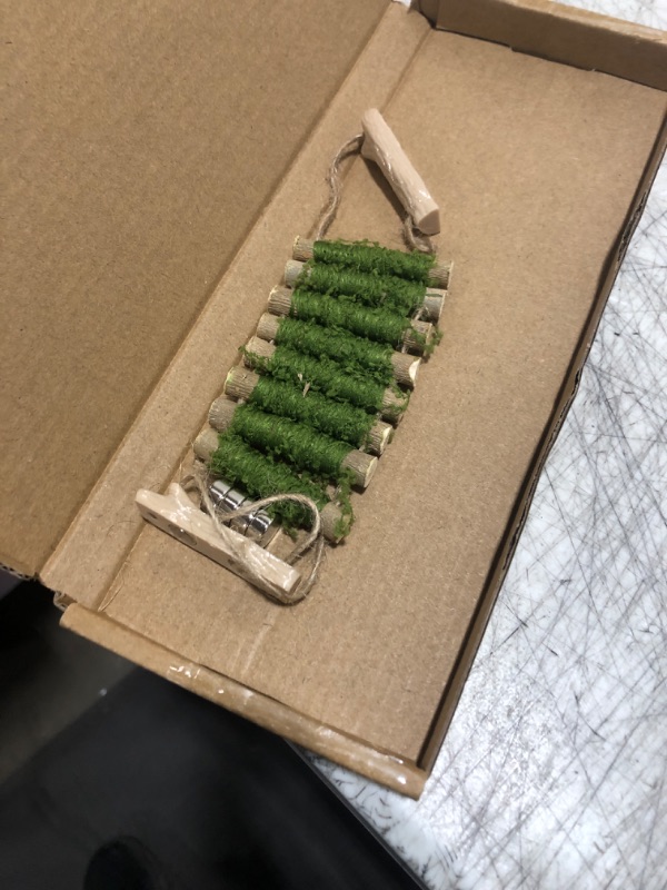 Photo 1 of Jumping Spider Rope Bridge,A Solid Wood Climbing Suspension Bridge, a Jumping Spider Enclosure Accessory, Handmade, a Spider Jump Platform, Used As a Decorative Accessory for Small Reptile Enclosures