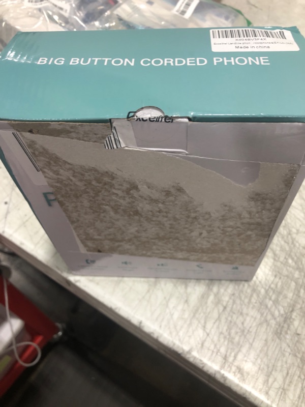 Photo 1 of Excelltel Landline Phones for Seniors, Adjustability Features, One-Touch Dialling,Big Button Phone for Seniors, Hard of Hearing Retro Telephone Corded Phones, with Handsfree Function (EX-LD-265)