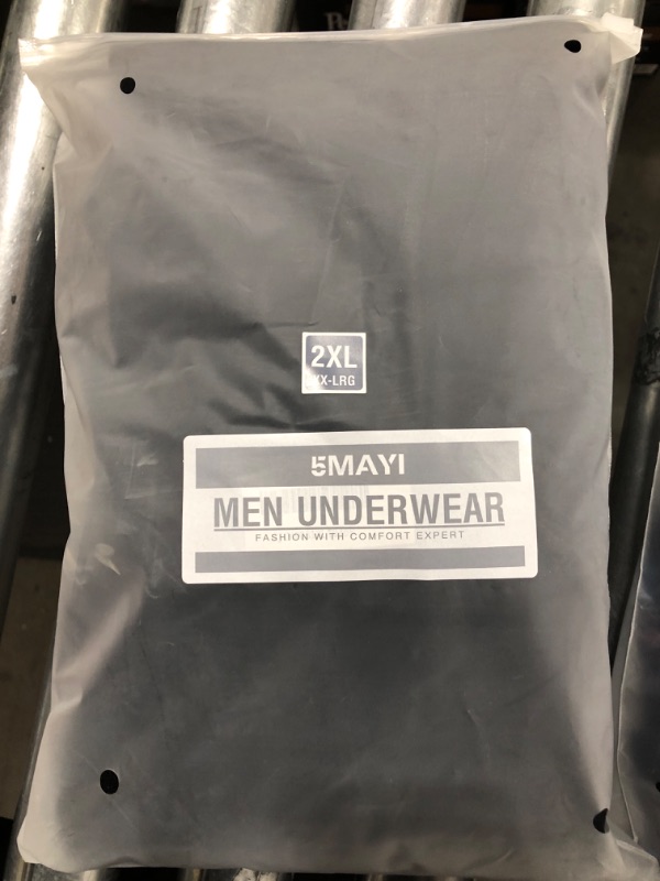 Photo 1 of 5Mayi Men's Underwear Boxer Briefs Cotton Black Mens Boxer Briefs Underwear Men Pack of 7 XXL