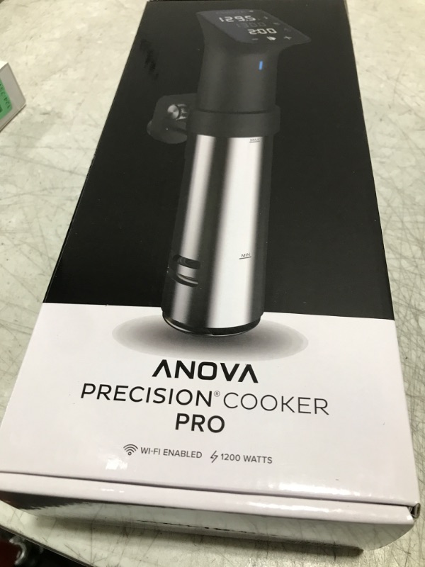 Photo 3 of Anova Culinary Sous Vide Precision Cooker Pro, 1200 Watts, Black and Silver