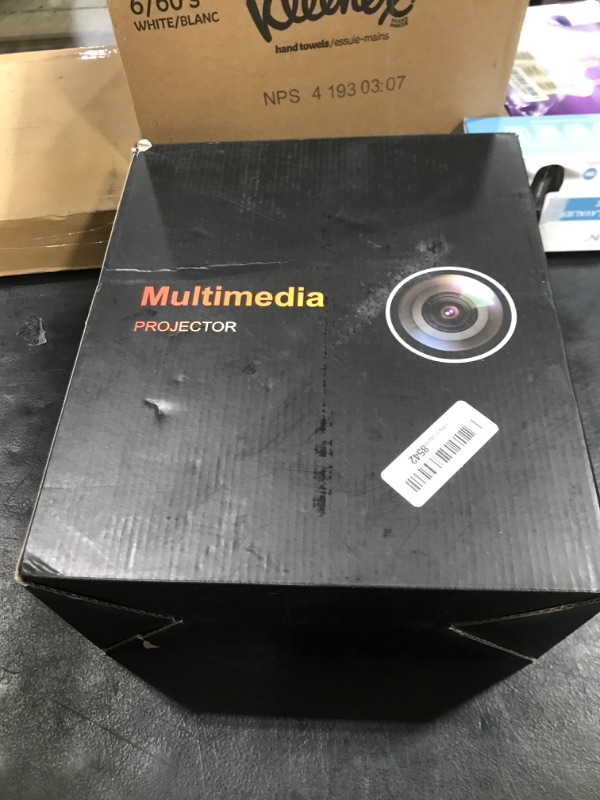 Photo 1 of Smart Projector, 4K Projector Android TV 12.0 32GB Built-in Netflix, Youtube, Outdoor Projector with 5G WiFi Bluetooth, Electric Focus/Keystone, ZOOM, Max 300”, HDMI/USB/TV Stick/Laptop/PS5 Supported