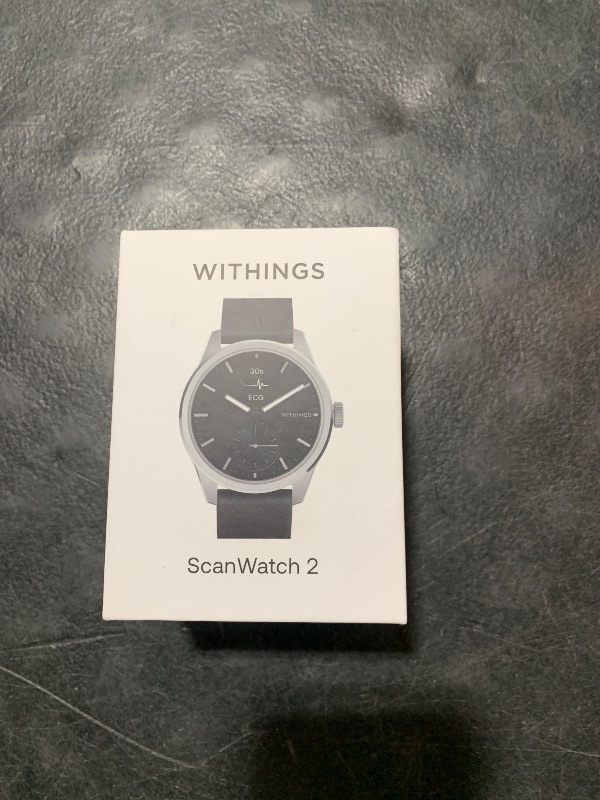 Photo 2 of WITHINGS ScanWatch 2 - Hybrid Smart Watch, Heart Rate Monitoring, Fitness Tracker, Cycle Tracker, Sleep Monitoring, GPS Tracker, 30-Day Battery Life, Android & Apple Compatible, HSA/FSA