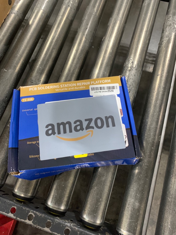 Photo 1 of Kaisiking Helping Hand Soldering Third Hand Soldering Tool PCB Holder with Soldering Iron Stand, Metal Base Flexible Metal Arms for Soldering, Electronic Repair