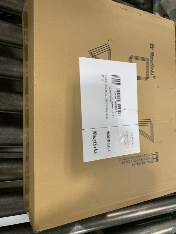 Photo 1 of novelinks Stackable Plastic Clear Storage Box Containers with Latching Lid - Art Craft Supply Organizer Storage Containers for Pencil Box, Lego, Crayon, Beads, Jewelry (6 Pack Large -Clear)