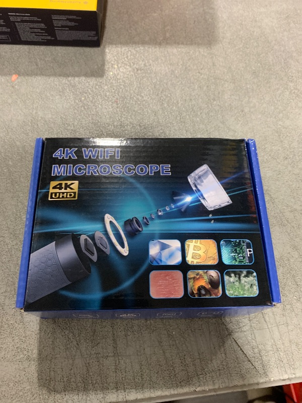 Photo 1 of Ninyoon 4K WiFi Microscope for iPhone Android PC, 50-1000X USB Digital Microscope Wireless Super HD Endoscope Camera Compatible with All Cellphones iPad Android Tablet Windows Mac Chrome Linux