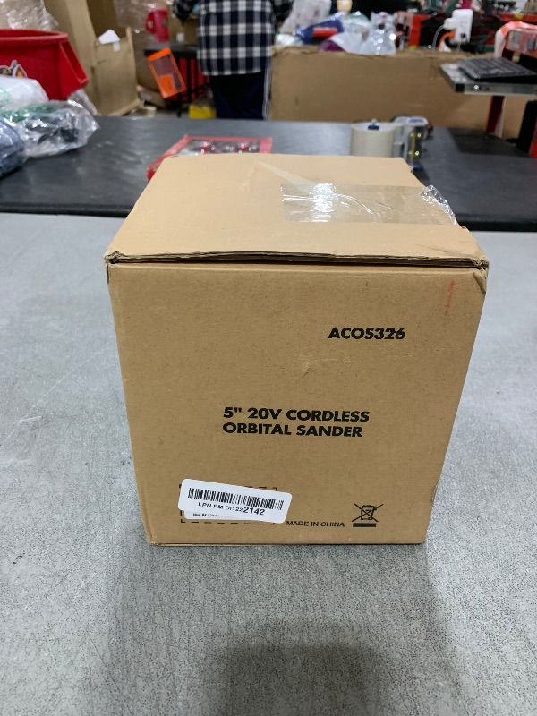 Photo 1 of AVID POWER 20V Cordless Orbital Sander 5 Inch Electric Sander Tool with 6 Variable Speeds 7000-11000 RPM Battery Powered Sanders for Woodworking, 30 Pcs Sandpapers and Dust Collection Bag