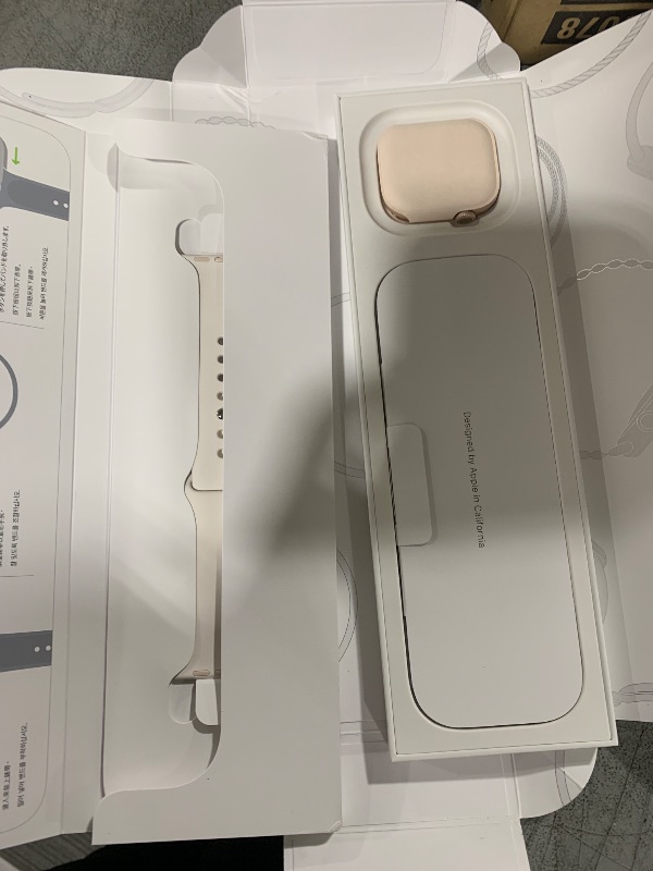 Photo 1 of Apple Watch Series 10 [GPS 42mm case] Smartwatch with Rose Gold Aluminium Case with Light Blush Sport Band - S/M. Fitness Tracker, ECG App, Always-On Retina Display, Water Resistant