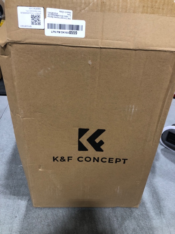 Photo 1 of K&F Concept Camera Backpack, Camera Bags for Photographers Large Capacity Camera Case with Raincover,15-15.6 Inch Laptop Compartment Compatible for Canon/Nikon/Sony/DJI Mavic Drone(Backpack 20L)