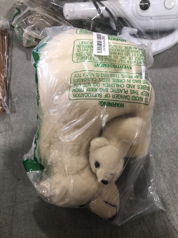 Photo 1 of Wild Republic Mom & Baby Polar Bear Plush, Stuffed Animal, Plush Toy, Gifts for Kids, 14"