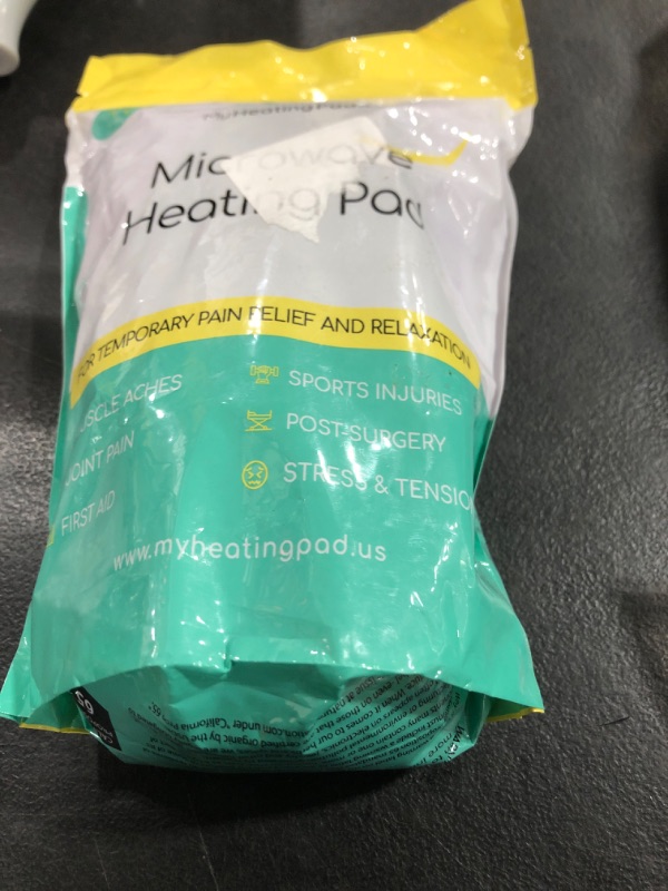 Photo 1 of Microwavable Heating Pads for Lower Back, Neck, and Shoulder Pain Relief - Moist Microwave Heating Pad for Muscles and Joints - Microwave Hot Pack Heat Pad for Cramps - 1 Heat Pack Purple