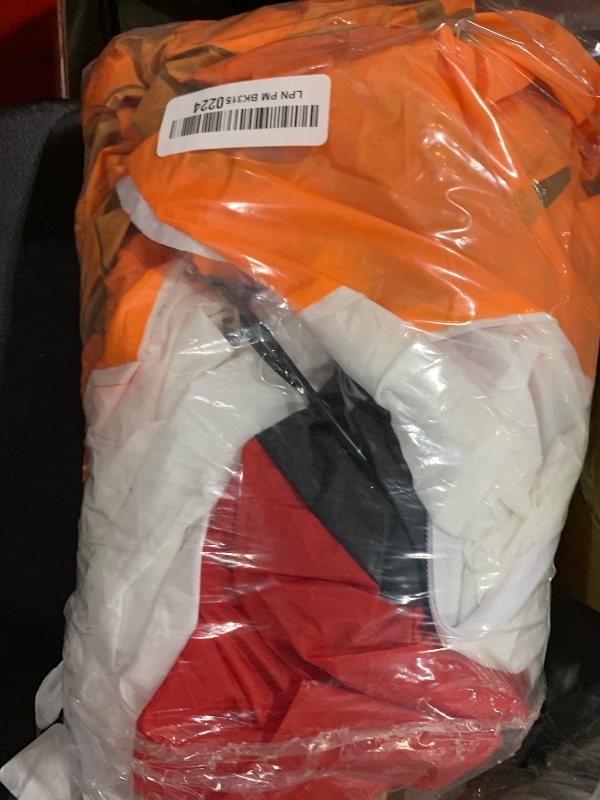 Photo 1 of Spooktacular Creations Inflatable Halloween Costume Jet Pack Astronaut Inflatable Blow Up Costume with Rockets - Adult Unisex One Size, Orange