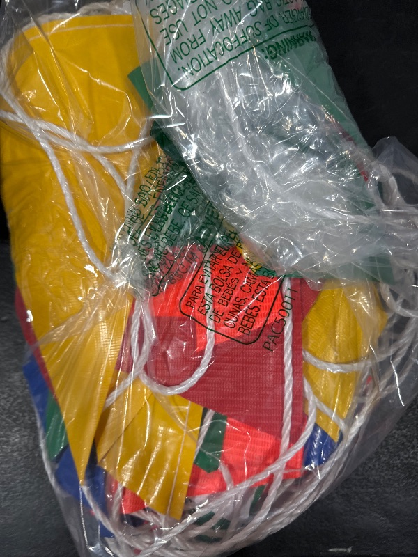 Photo 1 of NACARUM Multicolor Pennant Banner Flags | OSHA 500lb Rated | Strand Fade Resistant ?102FT?