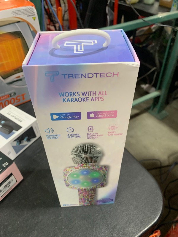 Photo 1 of Wireless Express - Sing-Along Bling Bluetooth Karaoke Microphone and Bluetooth Stereo Speaker All-in-One (Confetti Bling)