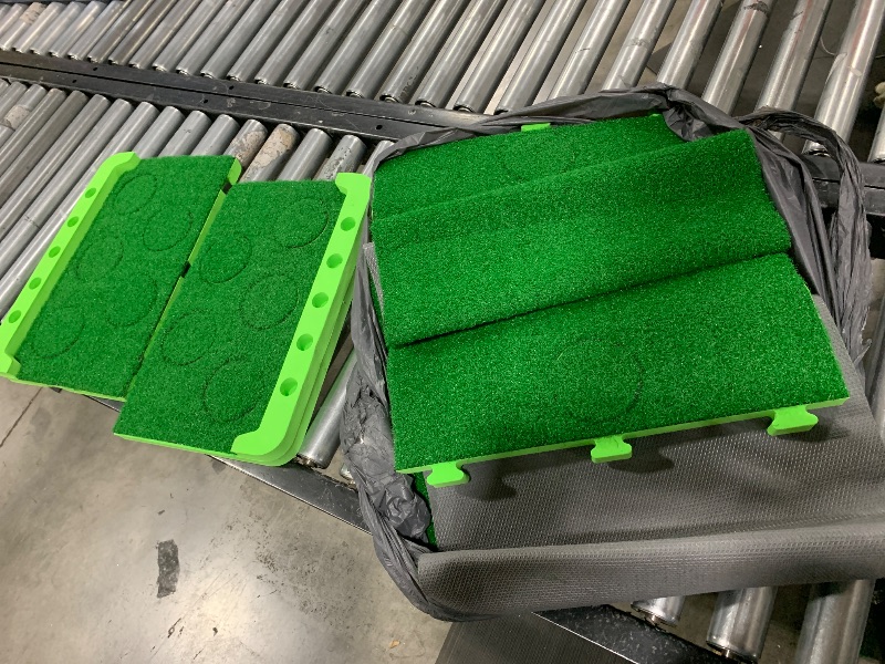 Photo 1 of Sagsewful Golf Pong Putting Game Set with Front Border for Indoor & Outdoor, Golf Putting Green Mat Includes 8 Balls,1 Portable Bag,2 Flags and Cups, Practice Training Aid for Backyard, Party, Office