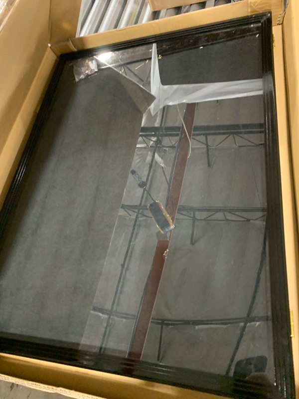 Photo 1 of XL Military Medals/Pin/Patches/Badges/Ribbons/Insignia/Flag Display Case Cabinet Shadowbox (Black Wood Finish)