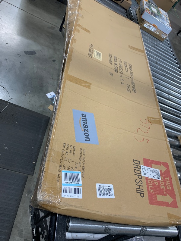 Photo 1 of Deco 79 Metal Scroll Display Easel Large Adjustable 3 Tier Floor Standing Easel with Chain Support, Display Stand 34" x 26" x 67", Black