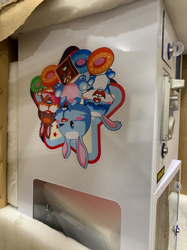 Photo 1 of VEVOR Claw Machine, 0-3” Jaw Diameter 0-5” Jaw Lifting, Crane Prize Grabber Commercial Arcade Game Toys, Cool Fun Grab-and-Win Machine w/Light and Sound, Dispenser Vending Toy for Kids,Boys &Girls
