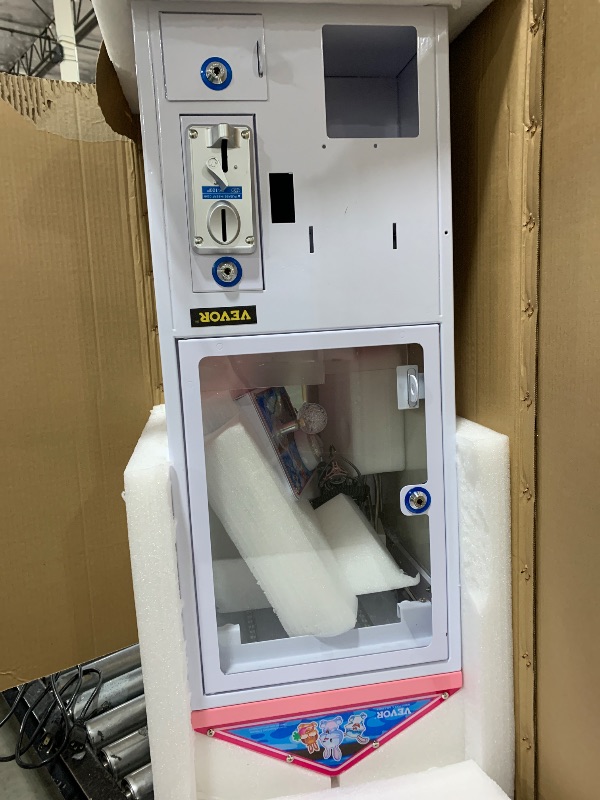 Photo 1 of VEVOR Claw Machine, 0-3” Jaw Diameter 0-5” Jaw Lifting, Crane Prize Grabber Commercial Arcade Game Toys, Cool Fun Grab-and-Win Machine w/Light and Sound, Dispenser Vending Toy for Kids,Boys &Girls