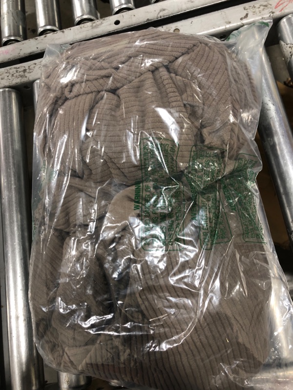 Photo 1 of OHSIO Sectional Couch Covers, Wear Resistant Stretch Sofa Covers Washable Soft Couch Cushion Covers Anti Slip Furniture Protector Sofa Slipcovers for Pets(3 Pieces 2 Seaters+1 Chaise, Brown)