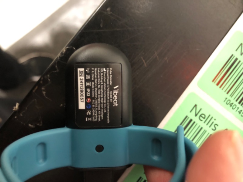 Photo 1 of Vibeat OxyU Oxygen Monitor for O2 & Heart Rate Continuous Tracking, Wrist Wearable Pulse Oximeter, Notification of Threshold Exceed, Bluetooth Finger Oxygen Meter with Free App & PC Report