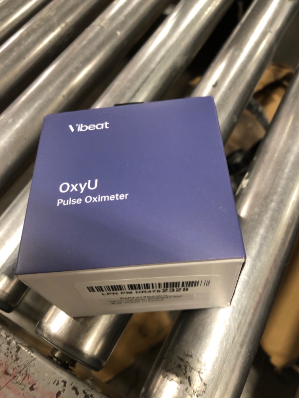 Photo 1 of Vibeat OxyU Oxygen Monitor for O2 & Heart Rate Continuous Tracking, Wrist Wearable Pulse Oximeter, Notification of Threshold Exceed, Bluetooth Finger Oxygen Meter with Free App & PC Report