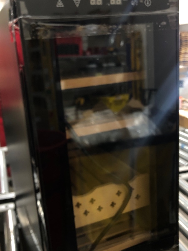 Photo 1 of 35L Electric Cigar Humidor with 3 in1 Cooling, Heating & Humidity Control,Electronic Humidor Cabinet Cooler with Digital Hygrometer,Made of Spanish Cedar Wood Frame Gifts for Men