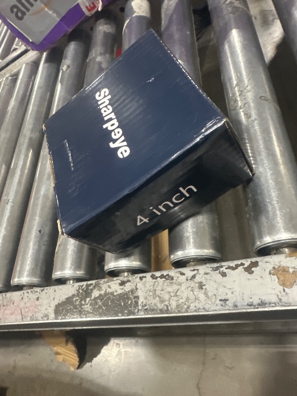 Photo 1 of Sharpeye 4 Inch Square Shower Drain with Removable Tile Insert Grate, Brushed 304 Stainless Steel Square Shower Floor Drain, Includes Hair Strainer, CUPC Certified