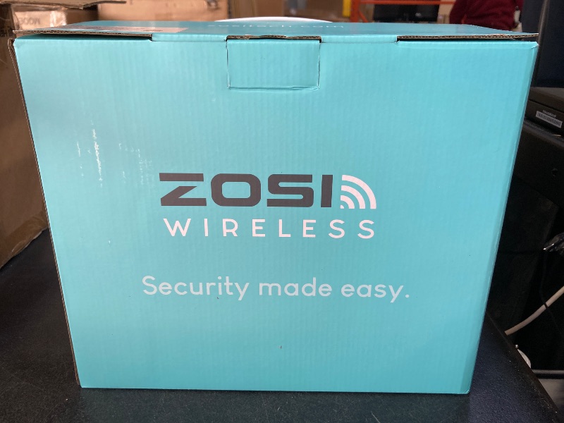 Photo 1 of ZOSI 8CH 2K WiFi Security Cameras System Outdoor with 1TB HDD, 8Pcs Weatherproof Plug-in Cameras, Night Vision, Smart Motion Detection, 2K H.265+ 8 Channel Home Surveillance NVR for 24/7 Recording