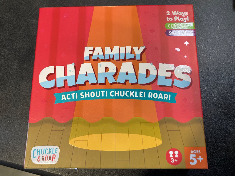 Photo 1 of Chuckle & Roar - Family Charades - Family Game Night Classic - Switch charades for Group Acting - Great for Kids 5 and up