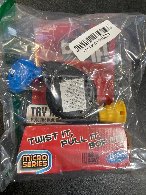 Photo 1 of Hasbro Gaming Bop It! Micro Series Electronic Game for 1 or More Players, Classic Bop It! Gameplay in a Compact Size, Fun Party Game for Kids Ages 8+