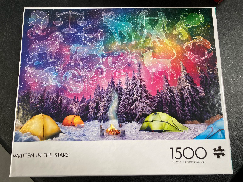 Photo 1 of Buffalo Games - Written in The Stars - 1500 Piece Jigsaw Puzzle for Adults Challenging Puzzle Perfect for Game Nights - Finished Size is 38.50 x 26.50
